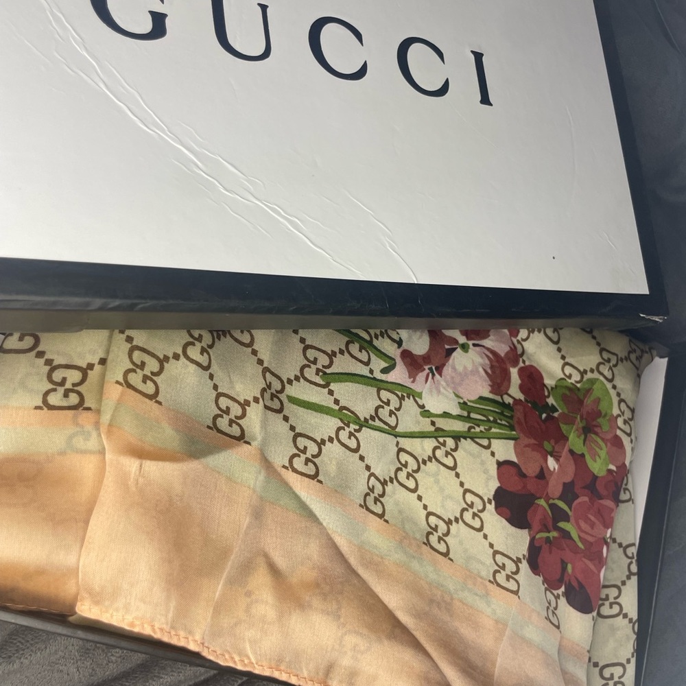 Silk GG Scarf